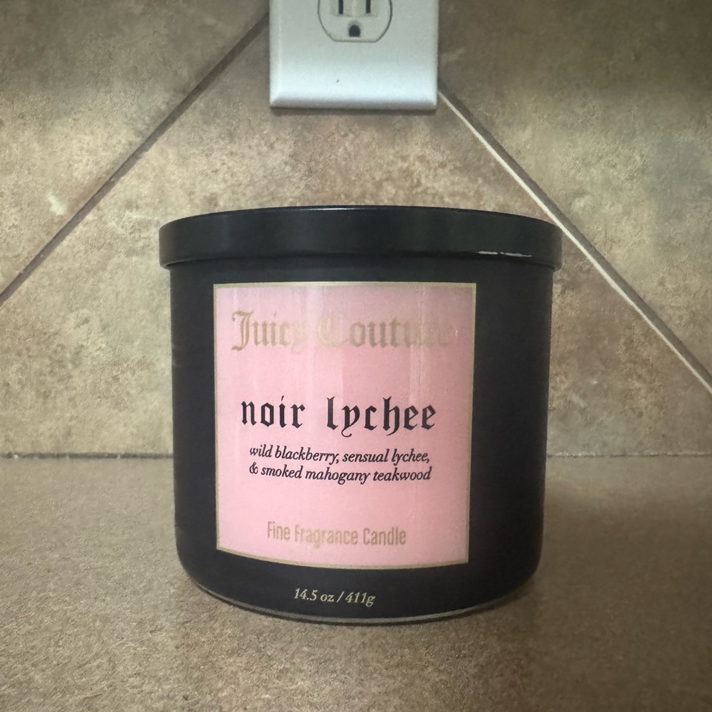 Juicy Couture 3 Wick Candle Noir Lychee